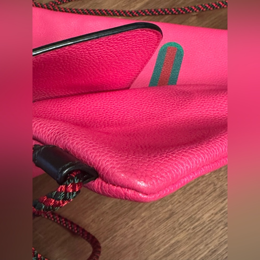 Gucci Small Pink Drawstring Backpack Rucksack - Picture 9 of 10